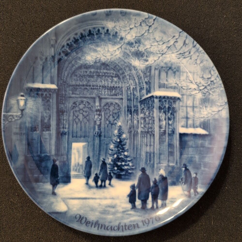 Weihnachtsabend In Augsburg 1976 Weihnachten Berlin Design Wall Plate Collection